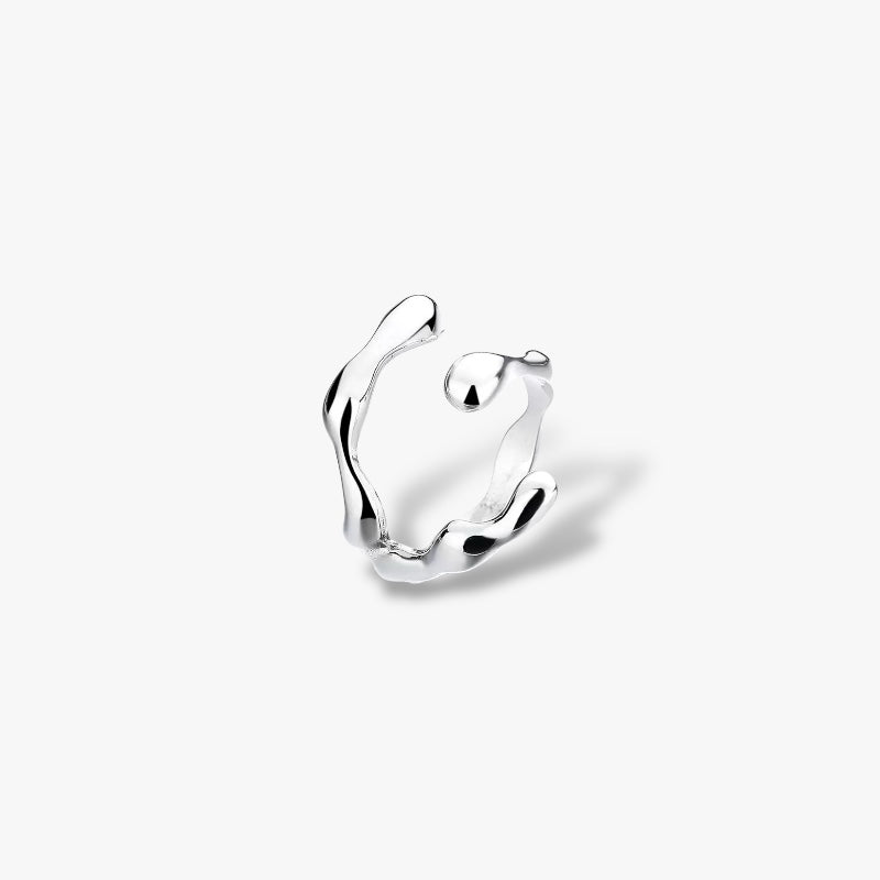 Organic Sculptural Triple Band Ring