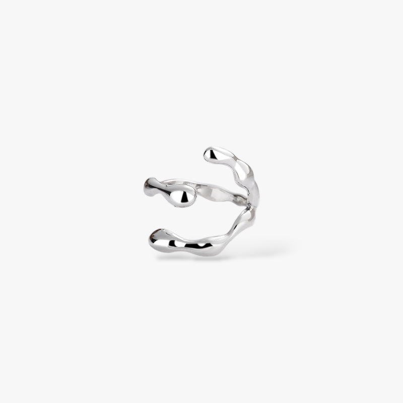 Organic Sculptural Triple Band Ring