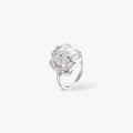 Organic Sculptural Baroque Pearl Ring