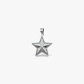 Silver Detailed Star Pendant