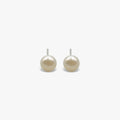 Classic freshwater pearl stud earrings in solid 925 sterling silver
